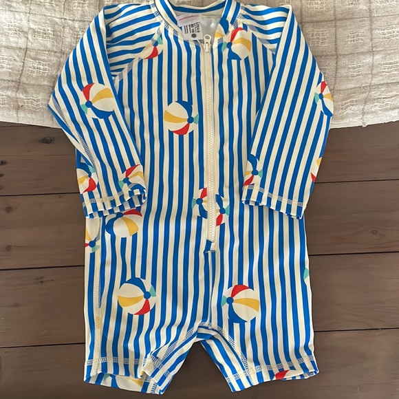 Hanna Andersson Swim Hanna Andersson Beach Ball Baby Rash Guard